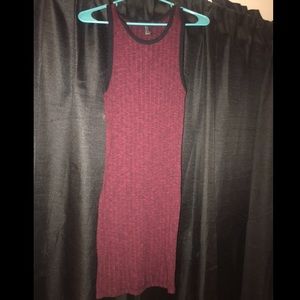 Forever21 burgundy bodycon dress